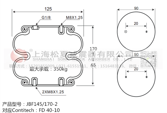 橡膠<a href='http://m.lovewangjing.cn/' target='_blank'><u>空氣彈簧</u></a>